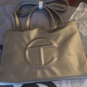 Bronze Telfar Medium Bag